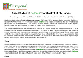 balence for controlling fly larvae icon